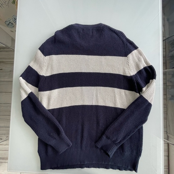 J Crew XL Navy Blue Knit Sweater - Picture 2 of 3